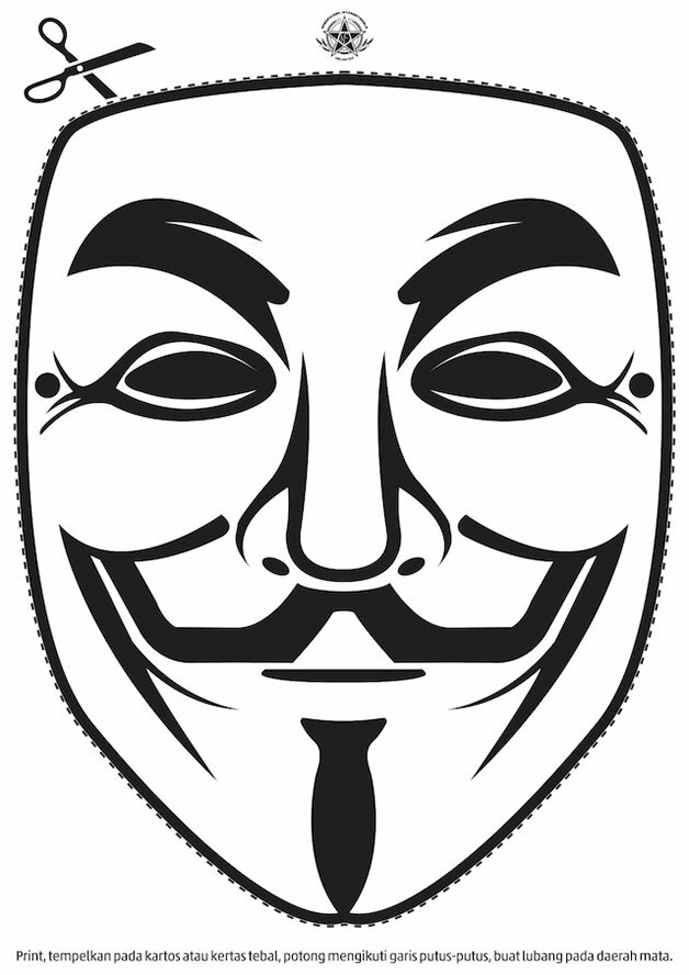 Masque V For Vendetta Devenez un Anonymous, créez et portez le masque