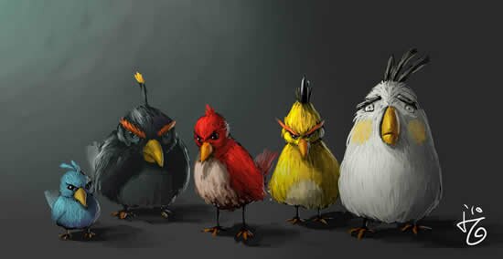 angry birds by ijul d332s5v Best Angry Birds Fan Art & funny goodies
