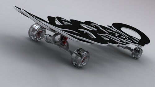 Un magnifique skatboard design 2 Un magnifique skatboard design de Loren Kulesus 