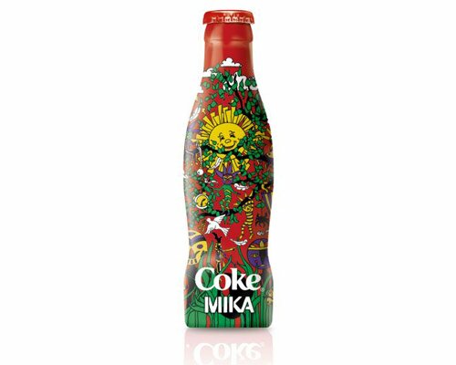 Mika x Coca Cola Bottle 32 Design de bouteilles de coca cola