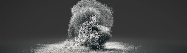 Unnamed Soundsculpture - particules 3D "sableuse"